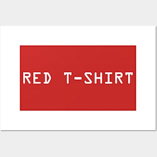 Red T-Shirt Posters and Art